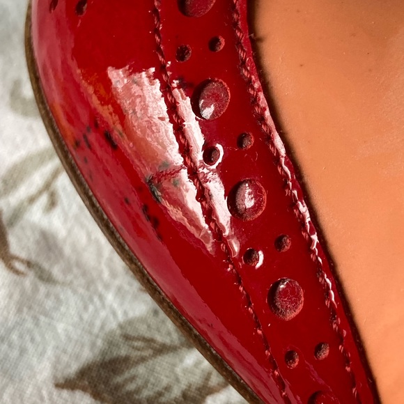 Miu Miu Naplak Patch in Red and Pink color way - SZ 38 US 7.5 - Picture 6 of 11